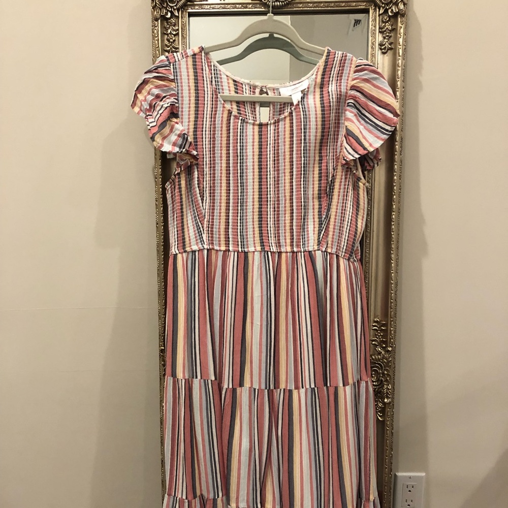 MATERNITY | Motherhood Maternity Striped Maxi